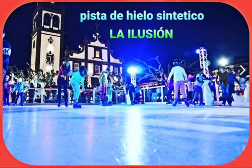 Pista de hielo sintético